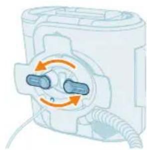 PHILIPS 3000 Series XW3192 - Almacenamiento del cable de alimentación, la manguera y la boquilla - 1