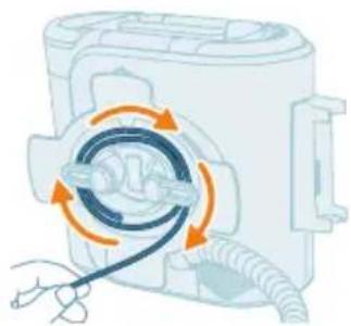 PHILIPS 3000 Series XW3192 - Opbevaring af strømledningen, slangen og dysen - 2