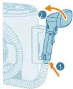 PHILIPS 3000 Series XW3192 - Rangement du câble d'alimentation, du flexible et de l'embout - 5