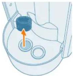 PHILIPS 3000 Series XW3192 - Лас су ыдысының жалғау нүктесін тазалау (үш ай сайын) - 1