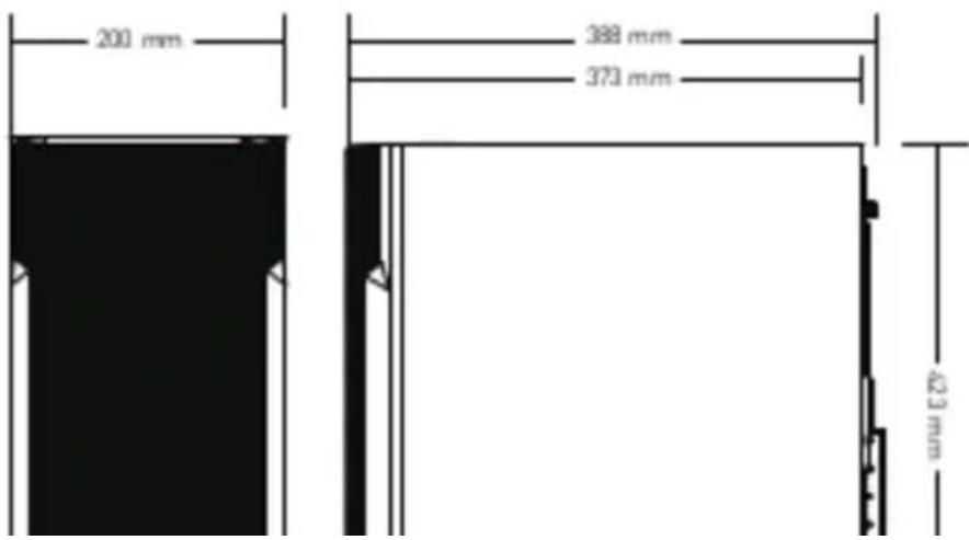 200 mm 388 mm 373 mm 423 mm