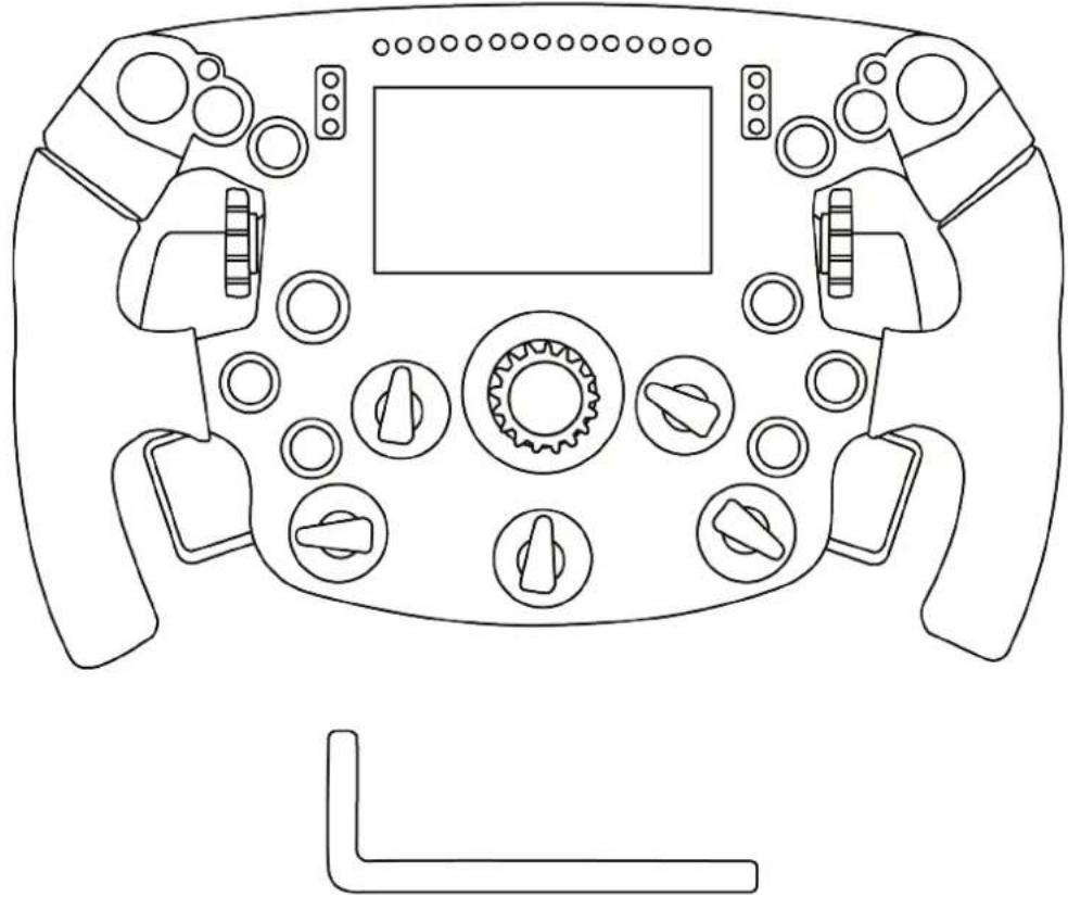 THRUSTMASTER Formula Wheel Add-On Ferrari SF1000 Edition-WO - ZAWARTOŚĆ OPAKOWANIA - 1