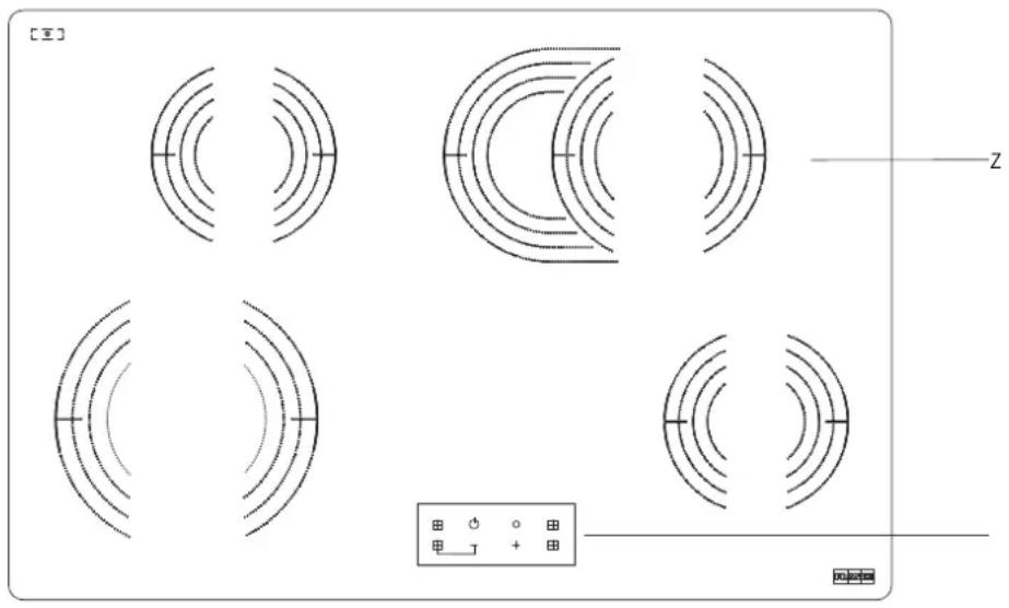 Pure electrical circuit lines without any symbols