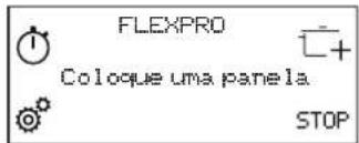 FLEXPRO Coloque uma panela. STOP