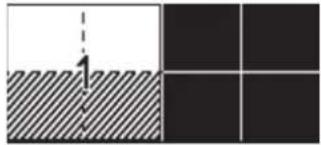 FRANKE FMY 658 I FP BK - Pour diviser une zone flexible : - 1