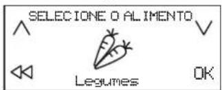 SELECIONE O ALIMENTO Legumes OK