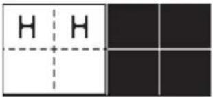 H : H