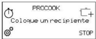 PROCOOK Coloque un recipiente STOP
