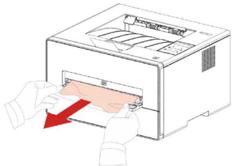 PANTUM BP4200D - Bourrage papier à l'entrée manuelle de papier dans la boîte de papier - 1