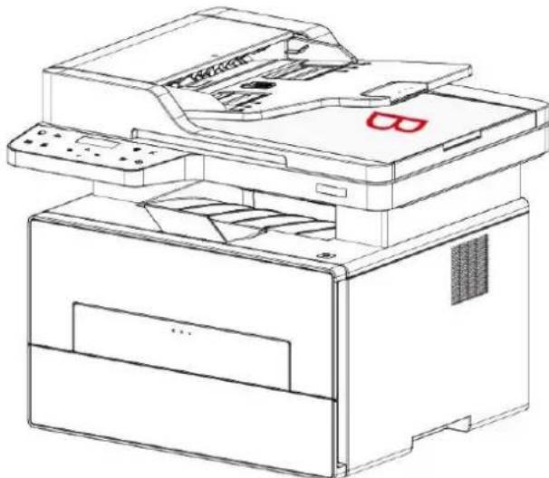 PANTUM BM4200D - Les étapes d'utilisation de manuscrit de photocopie de double face - 2