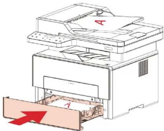 PANTUM BM4200DW - Les étapes d'utilisation de manuscrit de photocopie de double face - 1