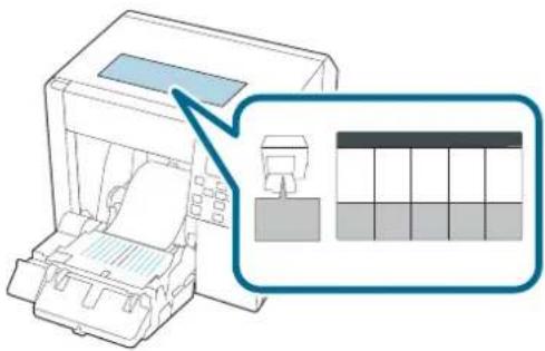 Diagram showing a printer with a close-up view of its internal structure, labeled in Chinese.