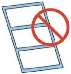 Diagram showing three vertical panels with a red prohibition symbol overlay, indicating no prohibition or exclusion.