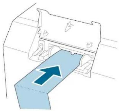 Diagram of a mechanical component with an arrow indicating direction (no text or symbols present)