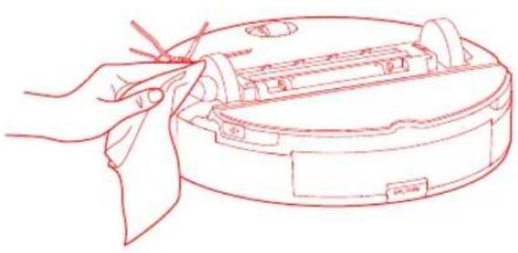 Line drawing of a hand holding a small object with a tool, next to a circular device (no text or symbols).