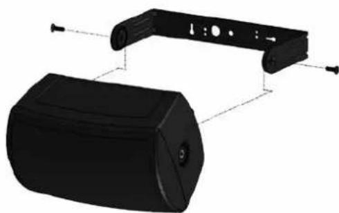 TANNOY AMS 5ICT - Installation using included yoke bracket - 3