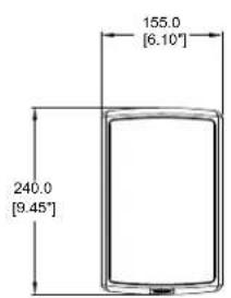 155.0 [6.10°] 240.0 [9.45°]