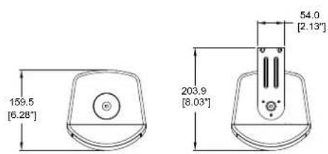 159.5 [6.28"] 203.9 [8.03"] 54.0 [2.13"]