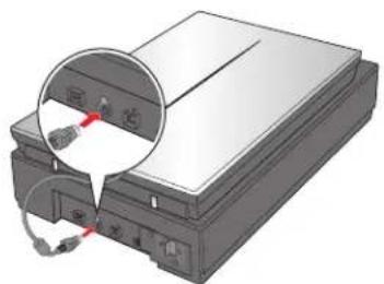 Illustration of a computer drive with a magnified inset showing internal components (no text or symbols).