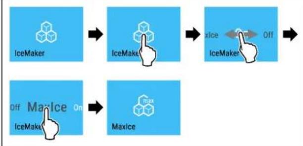 LIEBHERR CBNsdc 765i - Εναλλαγή μεταξύ IceMaker και MaxIce - 2