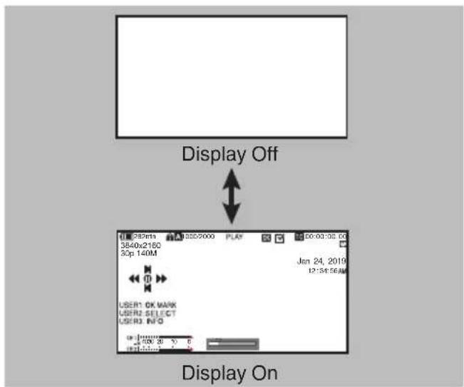 Display Off 3840x2150 30p 140M Jan 24, 2019 12:34:56 AM USER1 OK MARK USER2 SELECT USER3 INFO 100 20 30 6 100 20 30 6