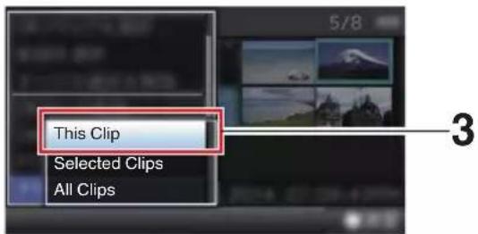 5/8 This Clip Selected Clips All Clips 3