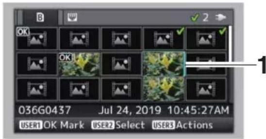 OK OK 036G0437 Jul 24, 2019 10:45:27AM USER1 OK Mark USER2 Select USER3 Actions