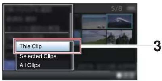 5/8 This Clip Selected Clips All Clips 3
