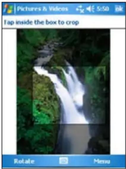 Waterfall scene with lush green forest background, no visible text or symbols.