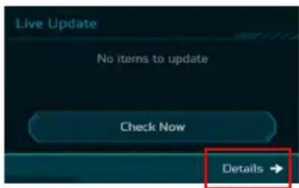 Mise à jour en direct Aucun élément à mettre à jour Vérifier maintenant Détails →