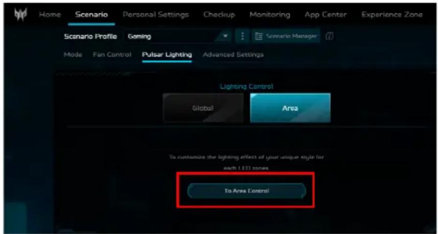 ACER Predator Helios Neo 16 - Éclairage de zone - 1