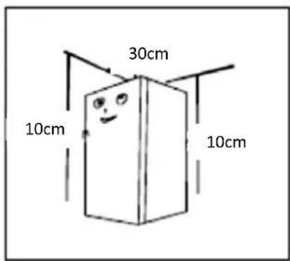 30cm, 10cm, 10cm