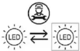 graph LR A["LED"] <--> B["LED"]