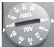 A00V 70V 8 9 10 15 20 30 40 50 60 70 80 90 100V