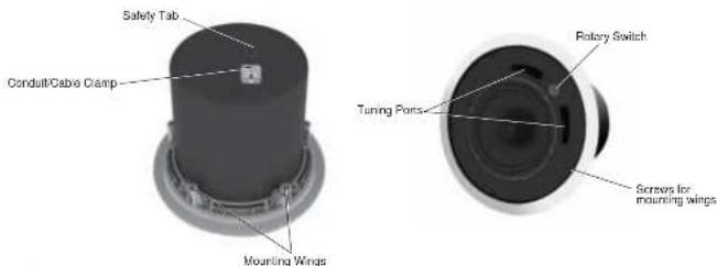 Safety Tab Conduit/Cable Clamp Mounting Wings Battery Switch Tuning Ports Screws for mounting wings