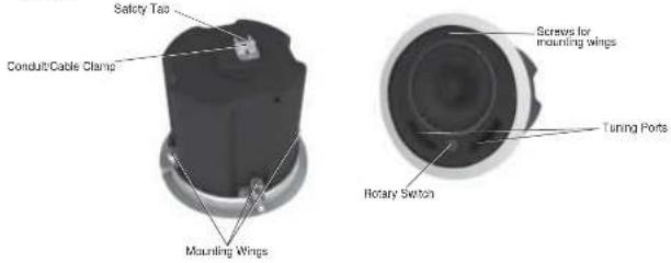 Safety Tao Conduit/Cable Clamp Mounting Wings Screws for mounting wings Rotary Switch Tuning Ports