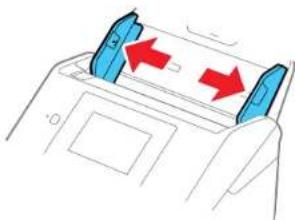 Diagram of a car interior showing two blue doors with red arrows indicating movement or flow (no text or symbols).