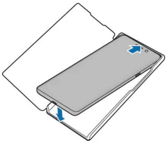 SAMSUNG EF-NG988 - De LED View Cover bevestigen of verwijderen - 1