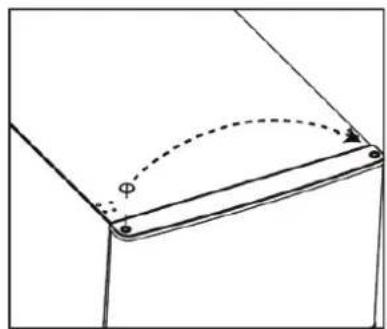 Pure technical line drawing of a mechanical component with no text or symbols