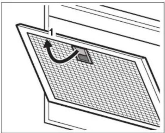 AEG DGK6681HM - Pour nettoyer le filtre : - 1