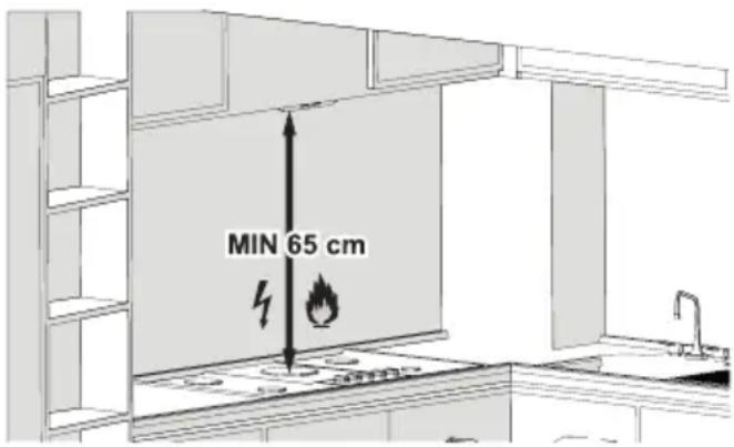 BEKO HNT61310BH - Positionierung des Geräts - 1