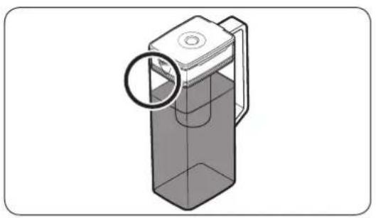 3D technical illustration of a mechanical device with a circular component and rectangular base (no text or symbols)