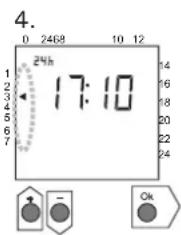 4. 0 2468 10 12 1 24h 17:10 2 3 3 4 4 5 5 6 6 7 14 16 18 20 22 24 OK