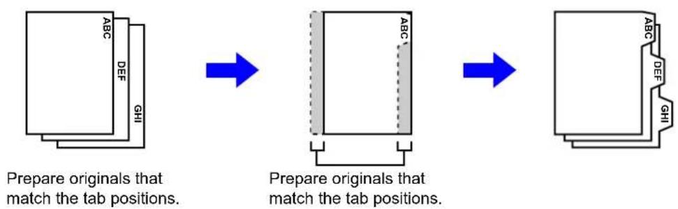 SHARP BP-50M45 - COPYING CAPTIONS ONTO TAB PAPER (TAB COPY) - 1