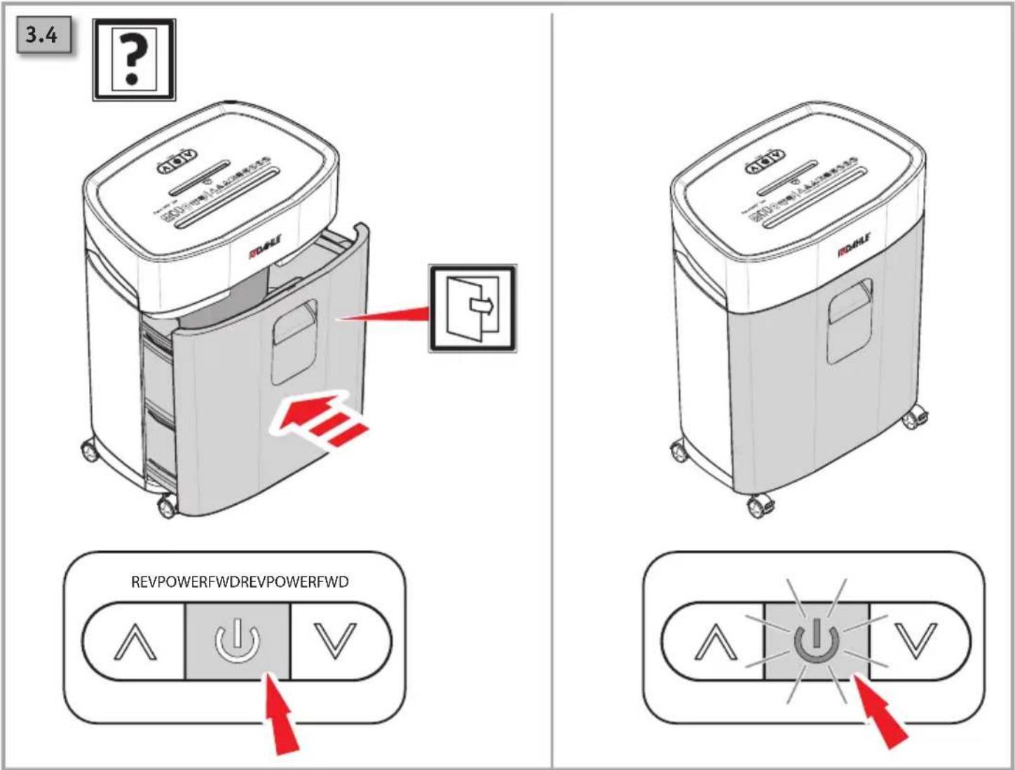 Dahle PaperSAFE PS 260 - Key to pictograms - 67