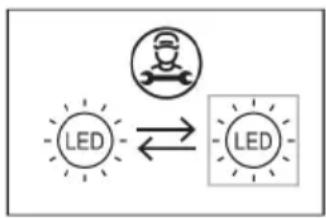 graph LR A["LED"] <--> B["LED"]