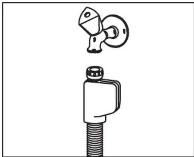 Technical illustration of a mechanical component with a flanged top and threaded base (no text or symbols)