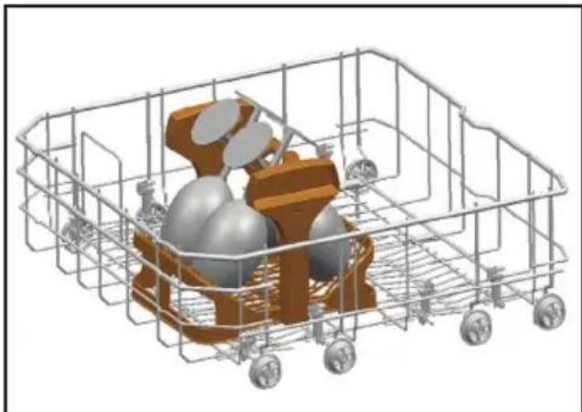 3D rendered illustration of a shopping cart filled with items, featuring a toy car and wheels (no text or symbols)