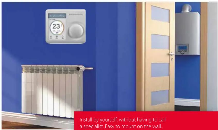 23° Install by yourself, without having to call a specialist. Easy to mount on the wall.