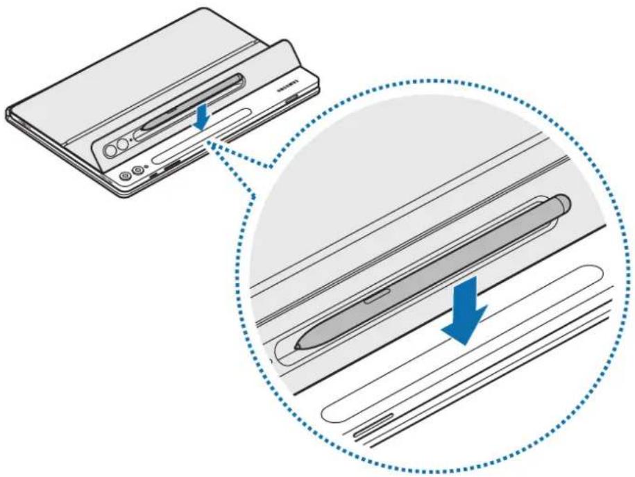 SAMSUNG EF-DX725 - Come riporre la S Pen - 1